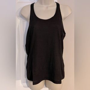 Ladies Allbirds Dry Wicking Natural Run Tank Black/charcoal. NWT. Size M